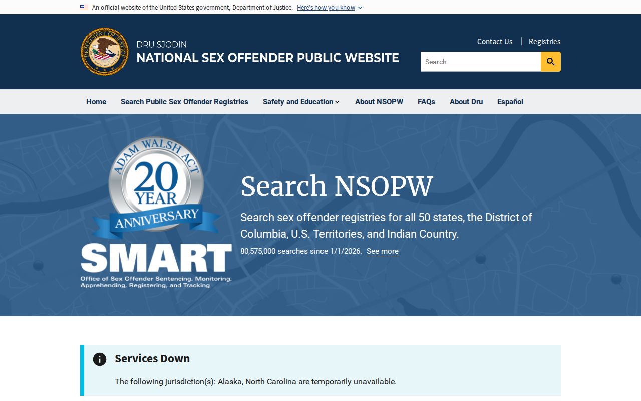 Stamford sex offender lookup through the national public search